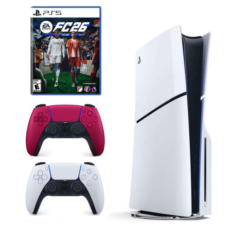 Consola PlayStation 5 + Mando Dualsense Rojo + FC 26 PlayStation 5